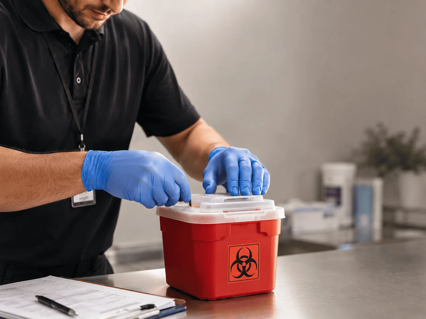 Why choose Sharps Waste Disposal in Mcbrides, MI